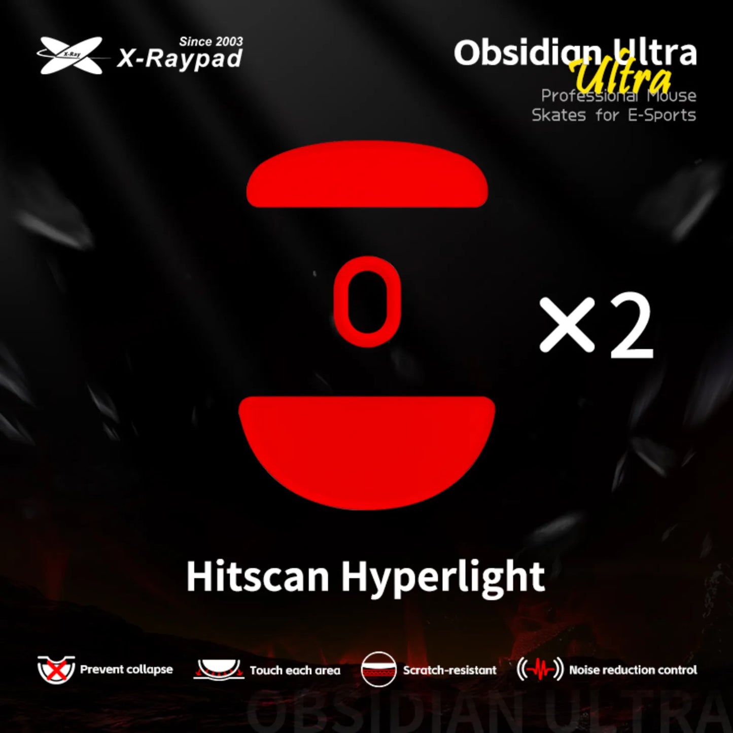 Obsidian Ultra - Hitscan Hyperlight - X-raypad