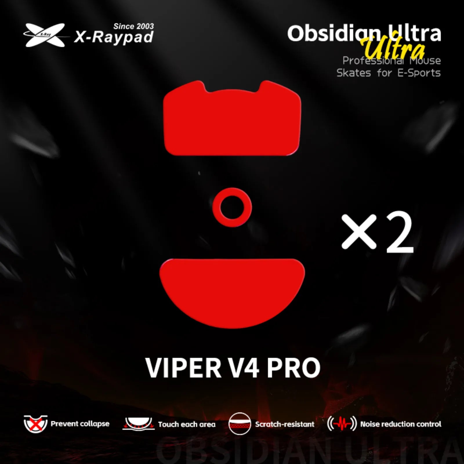 Obsidian Ultra - Razer Viper V4 PRO - X-raypad