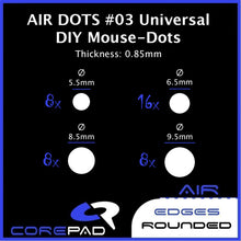 Load image into Gallery viewer, Corepad AIR - Universal DIY Dots (0.85 mm) 
