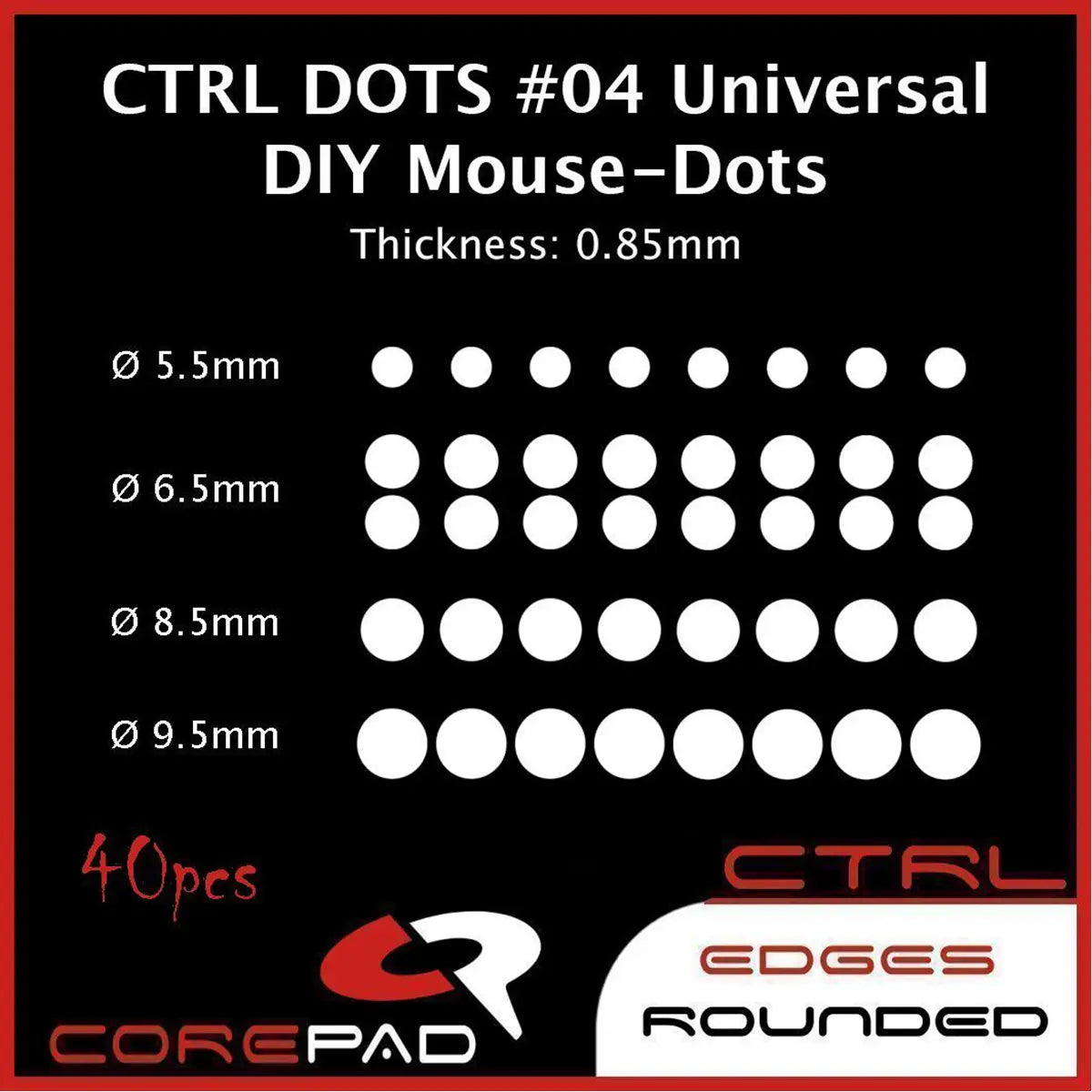 Corepad CTRL - Universal DIY Dots (0.85 mm)