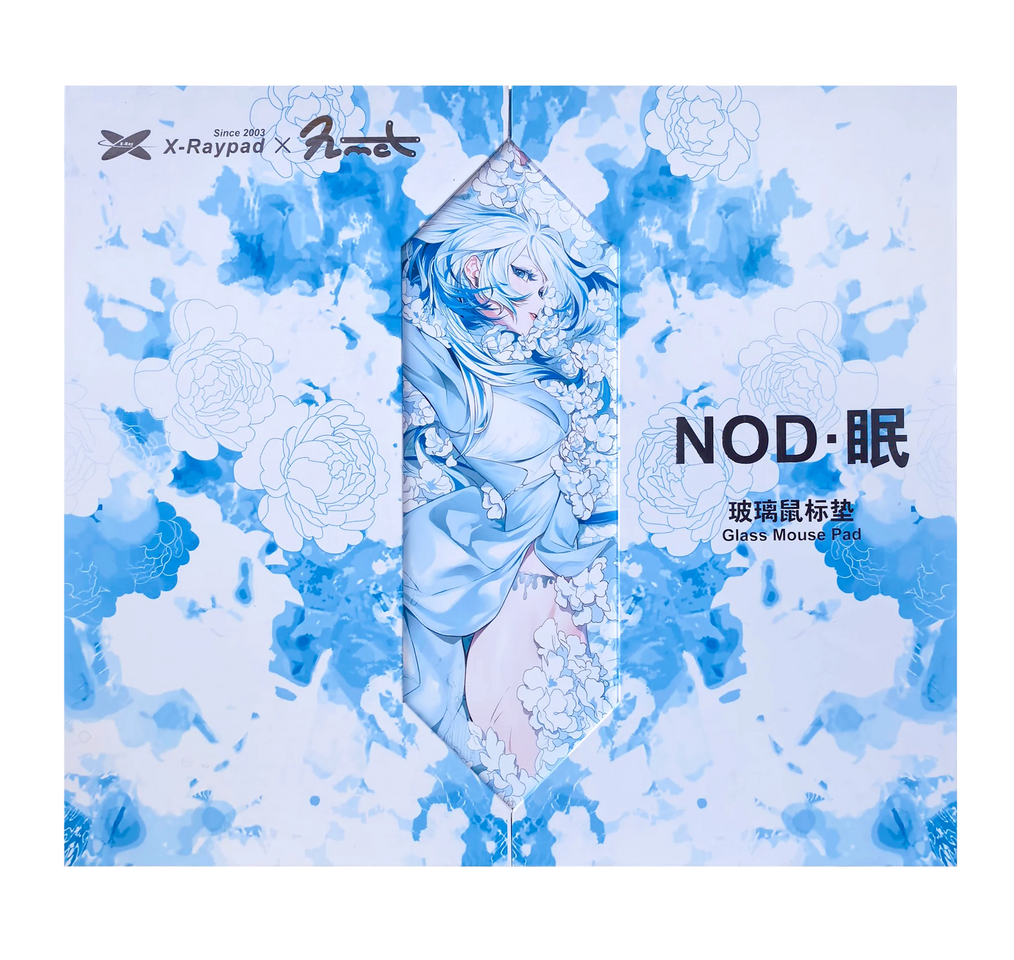 [Pre-Order] แผ่นรองเมาส์กระจก X-raypad - (NOD眠  Speed / NOD眠  Control) (Limited Edition)