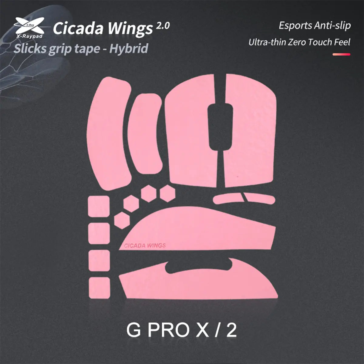Cicada Wings V2 Slicks - Logitech G PRO X Superlight / 2