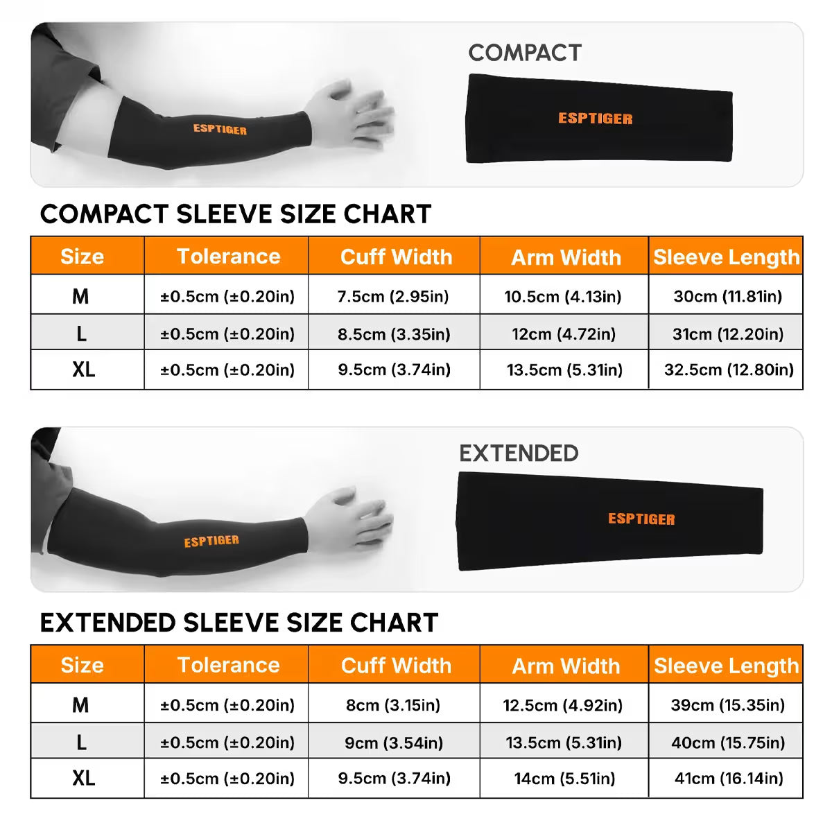 Esports Tiger Compact - Arm Sleeves