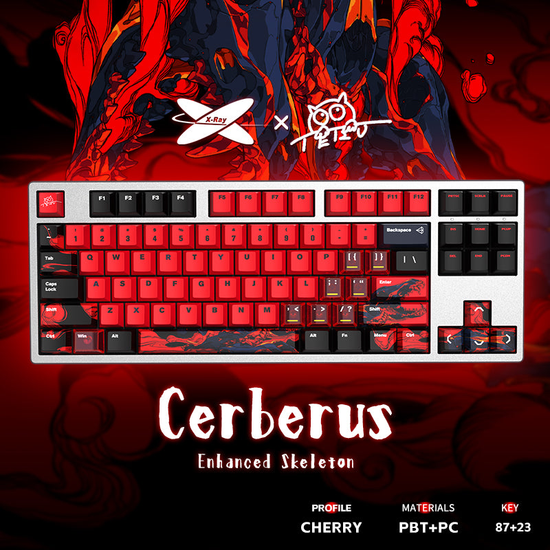 X-raypad x Teru - Cerberus Keycaps
