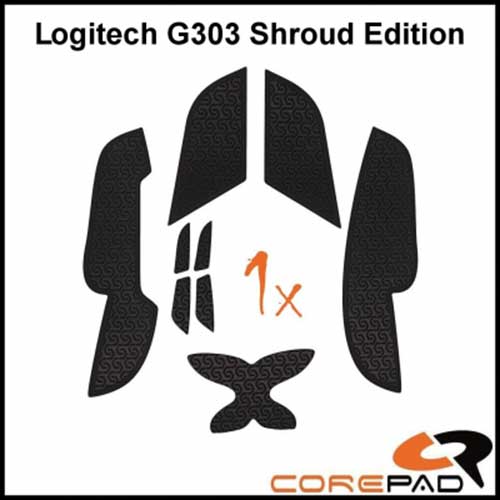 Corepad Grips - Logitech G303 SHROUD EDITION