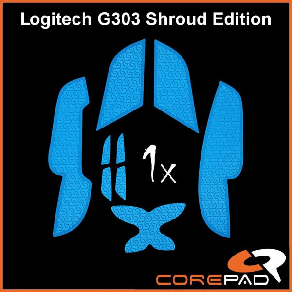 Corepad Grips - Logitech G303 SHROUD EDITION